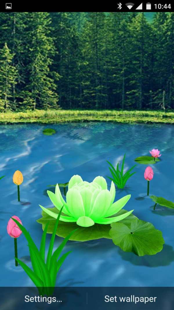 Flower Live Wallpaper 3D screenshot 5