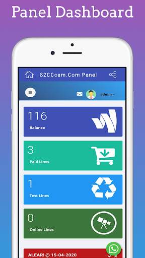 S2CCcam Cline Panel screenshot 2