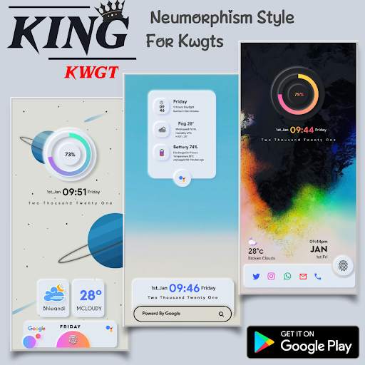 KinG KWGT скриншот 2