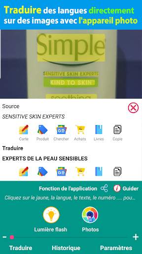 Traduction - Traduire avec l'appareil photo screenshot 2