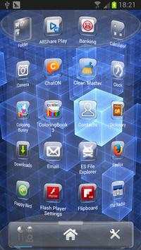 Glass Next Launcher 3D Theme screenshot 2