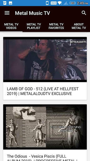 Metal Music TV screenshot 2