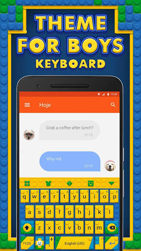 Keyboard Theme for Cool Boys screenshot 2