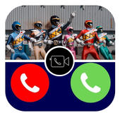 Fake Call Power's Rangers Prank Dino Pro icon