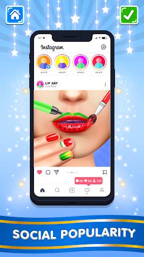 Lip Art Lipstick: Makeup games screenshot 3