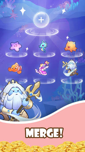 Merge Fish - Magic Aquarium & Win Money स्क्रीनशॉट 1