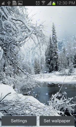 Snowfall Free Live Wallpaper screenshot 8