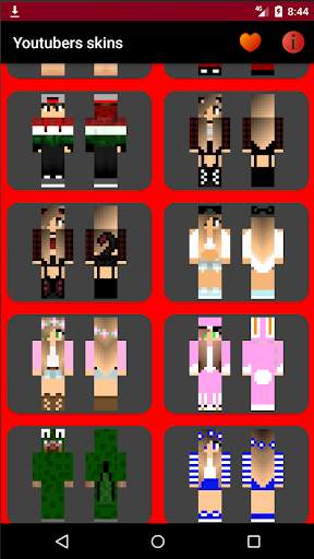 Youtubers skins screenshot 3