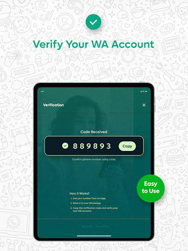 Second Phone Number for WA screenshot 8