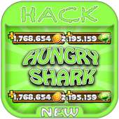 Hack For Hungry Shark Game App Joke - Prank. logo