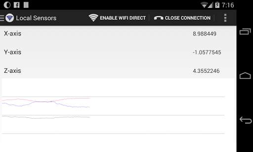 WiFi Direct Sensors screenshot 5