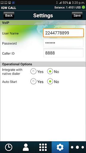 IgwCall Itel Mobile Dialer Calling Card screenshot 4