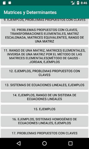 Matrices y Determinantes screenshot 3