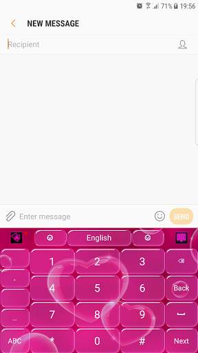 Bubbles Keyboard скриншот 3