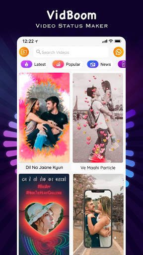 VidBoom - Video Status Maker screenshot 1