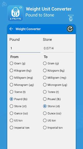 Gram , Kg ,Tons, Milli gram : Weight Convertor screenshot 6