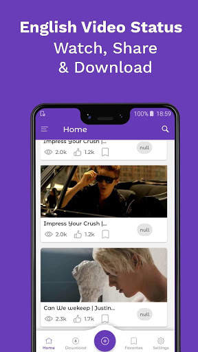 English Video Status 2019 - Video Status downloade screenshot 5