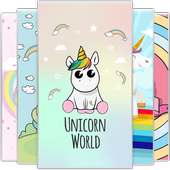 Kawaii Unicorn Wallpapers - Cute Backgrounds logo