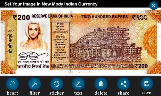 New Currency NOTE Photo Frame screenshot 2
