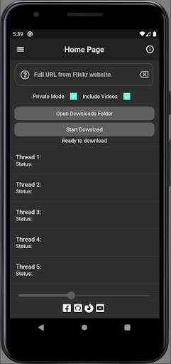 Flickr Saver - Photos & Videos screenshot 1