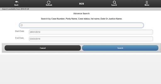 SCS - High Court Causelist screenshot 18