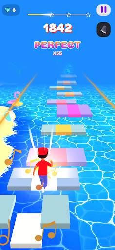 Melody Run - Cute Popcat Music screenshot 1