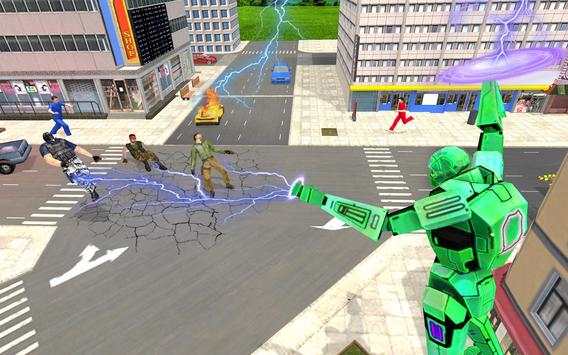 Robot Crime City Gangster Simulator स्क्रीनशॉट 1