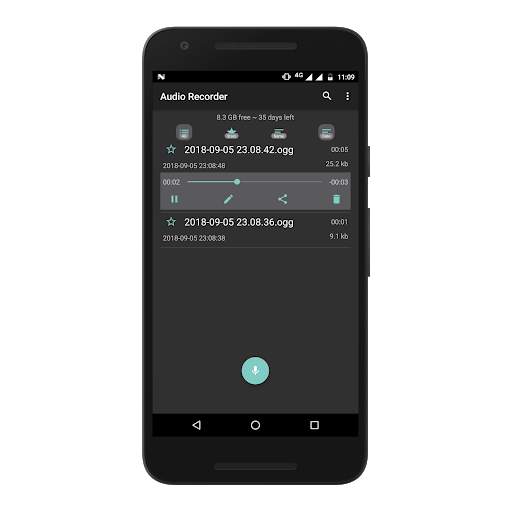 Audio Recorder Screen | Sound Recorder Free screenshot 2