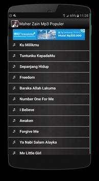 Maher Zain Mp3 Populer screenshot 3