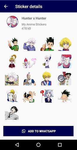 My Anime Stickers for WhatsApp screenshot 6