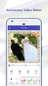 Anniversary Photo Video Maker screenshot 1