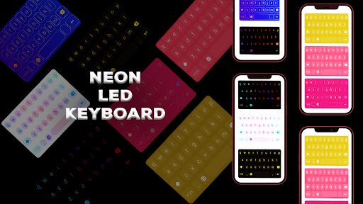 Neon LED Keyboard - RGB light screenshot 1