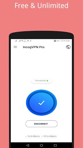 Incog VPN PRO- Free Premium Unlimited Proxy & VPN screenshot 1