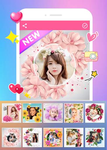 กรอบรูปดอกไม้ สวยๆ ใหม่ๆ screenshot 2