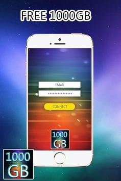1000gb free cloud prank screenshot 1