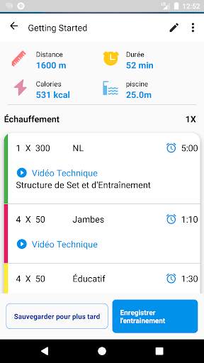 MySwimPro: Séances de Natation screenshot 4