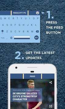 Manchester City FC Official Keyboard скриншот 3