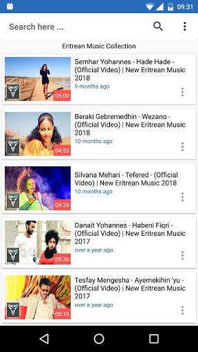 Eritrean Music Videos screenshot 1