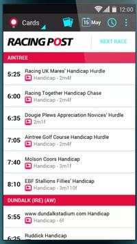 Racing post screenshot 1