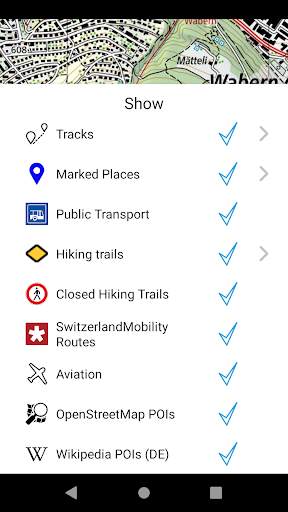 Swiss Pro Map 5 تصوير الشاشة
