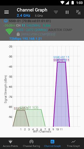 WiFi Analyzer (open-source) screenshot 12