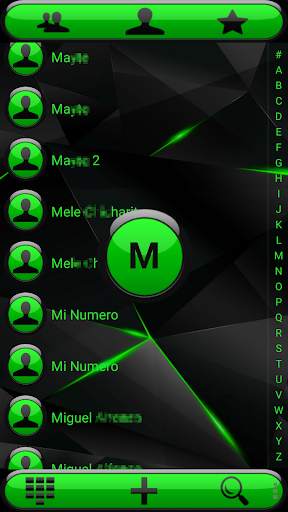 THEME FUTURA GREEN EXDIALER screenshot 3
