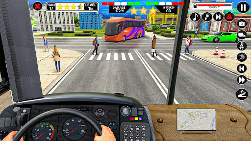 Passenger Bus Driving Games 3D screenshot 5