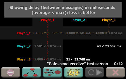 GPG Real-time multiplayer connection speed test screenshot 5