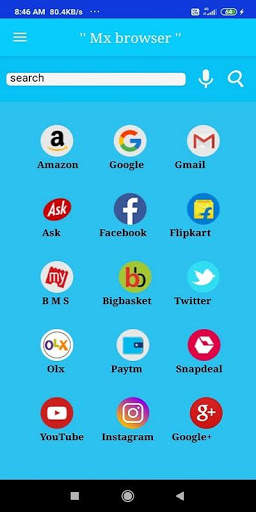 Mx browser screenshot 1