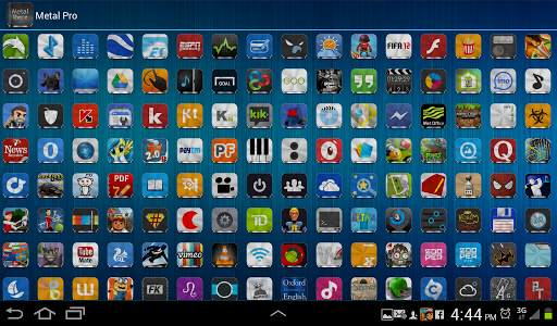 Metal Free(APEX NOVA GO THEME) screenshot 14