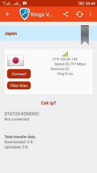 Kings VPN Free скриншот 7
