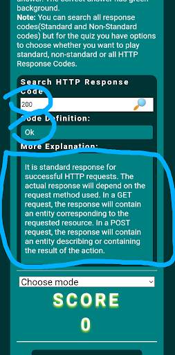 HTTP Response / Status Code screenshot 4