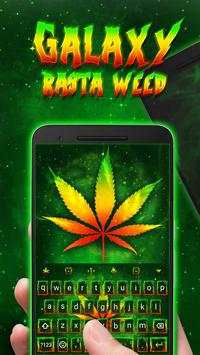 Rasta Weed Keyboard Theme & Emoji Keyboard screenshot 1