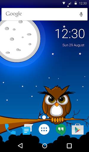 Cute Owl Animated Keyboard   Live Wallpaper screenshot 6